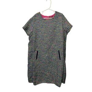 Catimini Multicolor Tweed Dress - Size 14